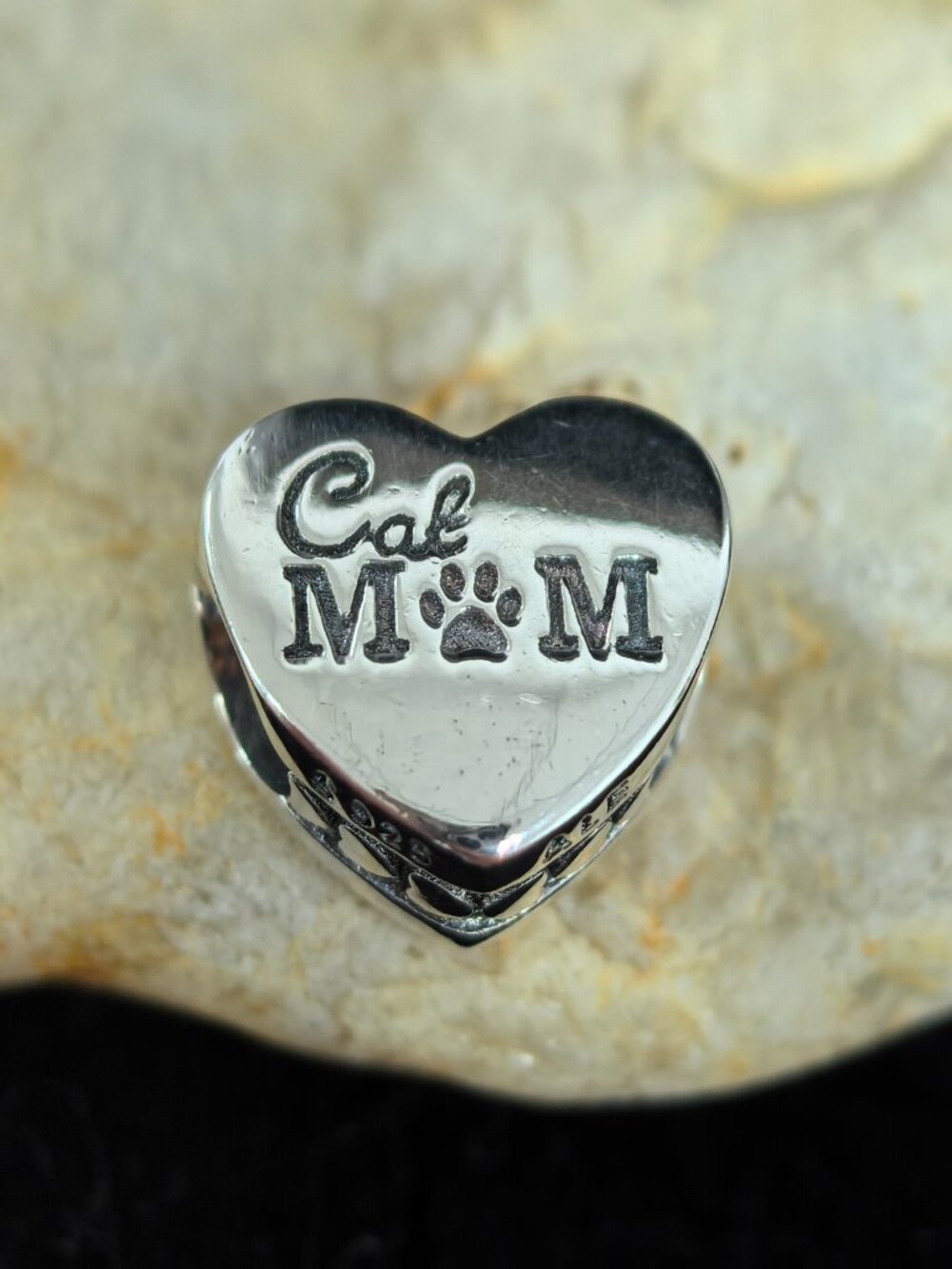 Pandora Cat Mom Exclusive Travel Heart Charm Pendant, S925 Silver Jewelry